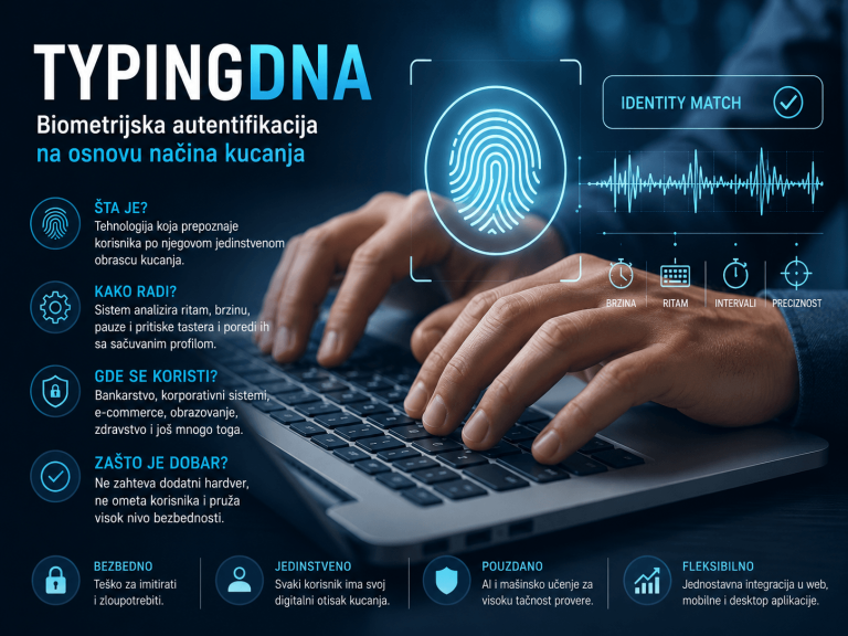 TypingDNA - Biometrijska autentifikacija na osnovu načina kucanja